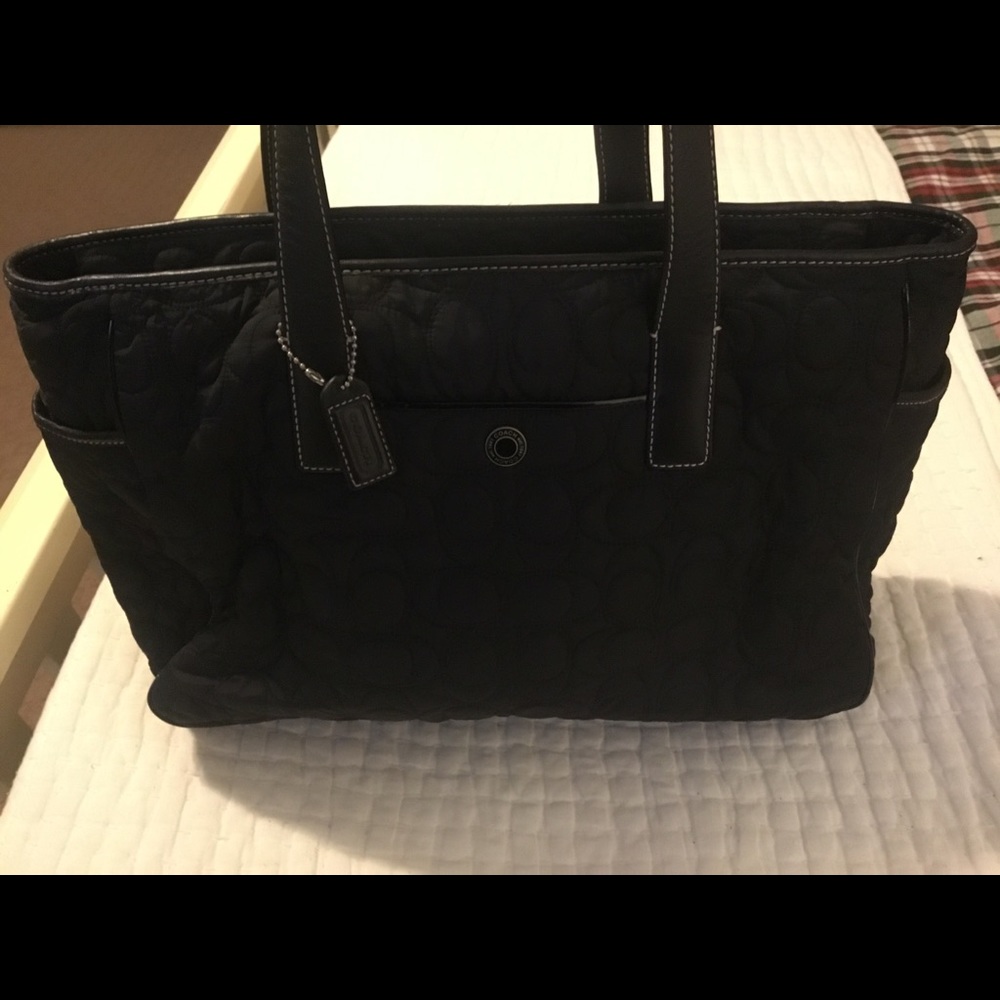 Authentic Coach black baby bag - Picture 2 of 8